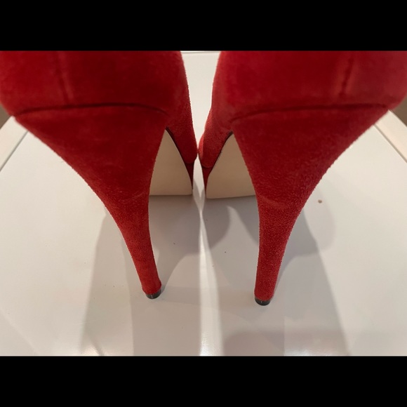 Sexy Red High Heels Detachable Bows - Picture 4 of 7